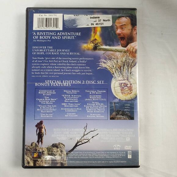 Cast Away DVD Special Edition 2-Disc Set (Tom Hanks) - Picture 4 of 4